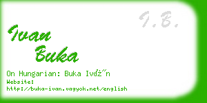 ivan buka business card